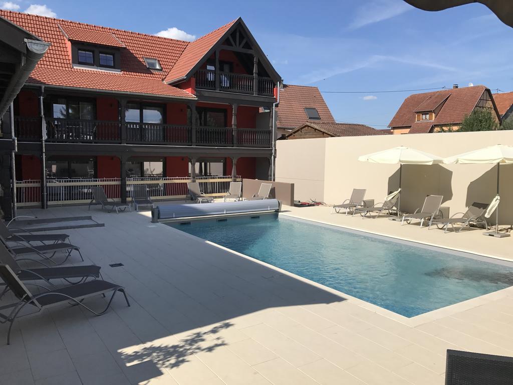 Au Soleil, Hotel Restaurant & Spa Valff Exterior foto