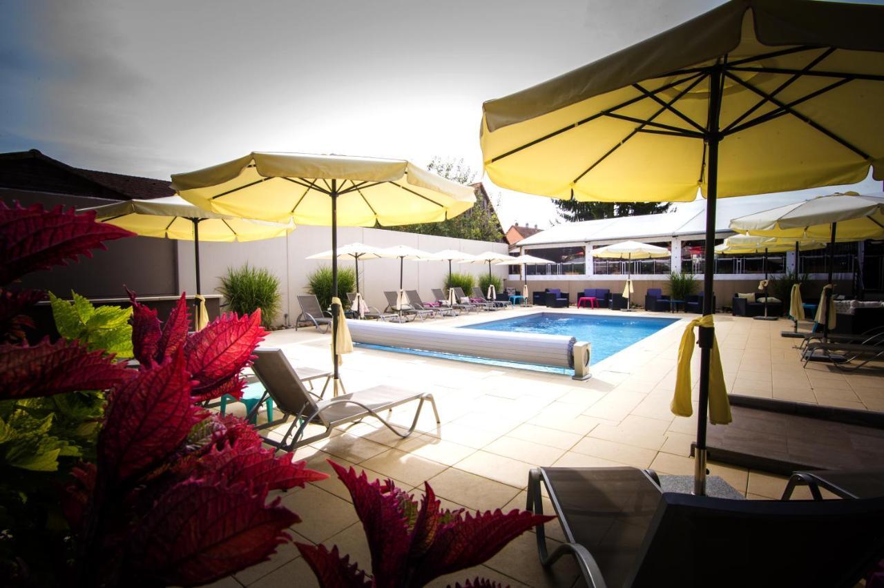 Au Soleil, Hotel Restaurant & Spa Valff Exterior foto